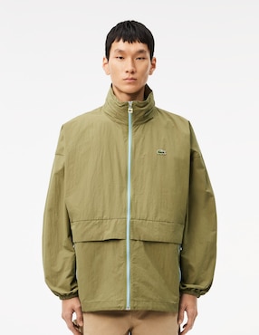 Abrigo Lacoste Impermeable Con Bolsillos Para Hombre