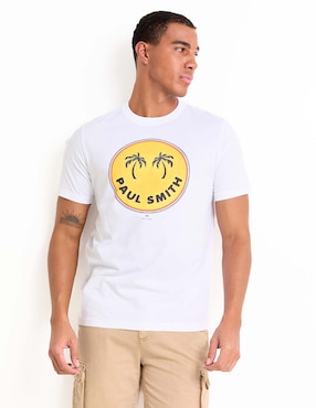 Playera PS by Paul Smith cuello redondo para hombre