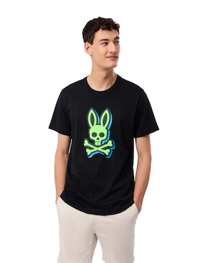 Playera Psycho Bunny Cuello Redondo Para Hombre