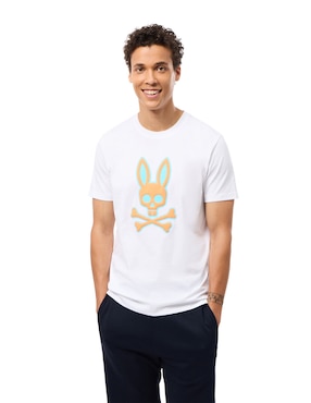 Playera Psycho Bunny Cuello Redondo Para Hombre