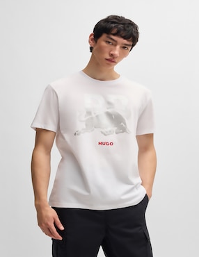 Playera HUGO SU25 Cuello Redondo Para Hombre