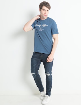 Playera Tommy Hilfiger cuello redondo para hombre