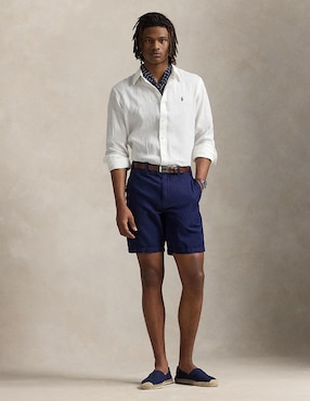 Camisa casual Polo Ralph Lauren de algodón manga larga para hombre