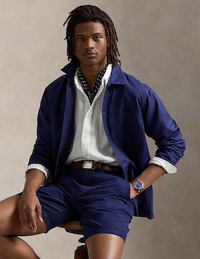 Camisa casual Polo Ralph Lauren de algodón manga larga para hombre