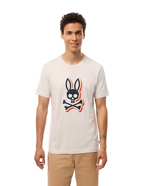 Playera Psycho Bunny Cuello Redondo Para Hombre