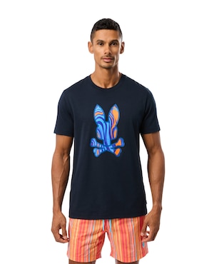 Playera Psycho Bunny Cuello Redondo Para Hombre