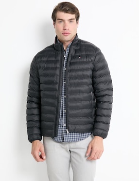 Chamarra acolchada Tommy Hilfiger impermeable capitonada para hombre