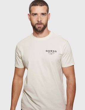 Playera GUESS Cuello Redondo Para Hombre