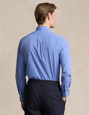 Camisa casual Polo Ralph Lauren de algodón manga larga para hombre