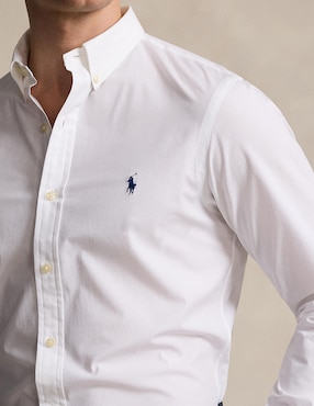 Camisa de vestir Polo Ralph Lauren de algodón manga larga para hombre