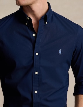 Camisa casual Polo Ralph Lauren de algodón manga larga para hombre
