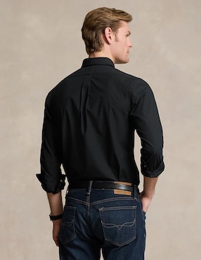 Camisa casual Polo Ralph Lauren de algodón manga larga para hombre