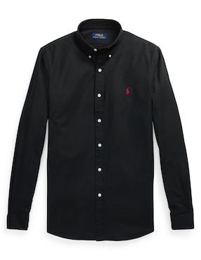 Camisa casual Polo Ralph Lauren de algodón manga larga para hombre