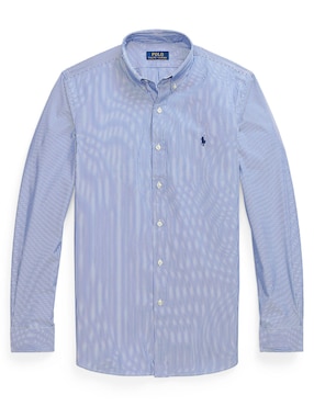 Camisa casual Polo Ralph Lauren de algodón manga larga para hombre