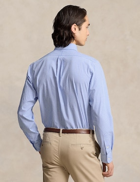 Camisa casual Polo Ralph Lauren de algodón manga larga para hombre