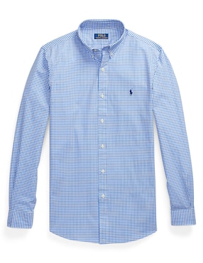 Camisa casual Polo Ralph Lauren de algodón manga larga para hombre