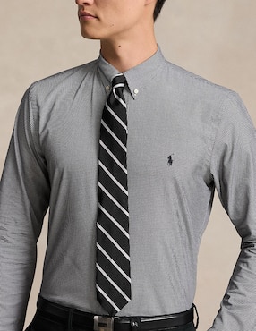 Camisa casual Polo Ralph Lauren de algodón manga larga para hombre