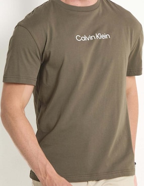 Playera Calvin Klein Cuello Redondo Para Hombre