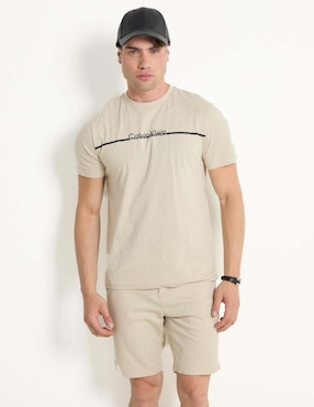 Playera Calvin Klein Cuello Redondo Para Hombre