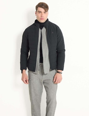 Chamarra Casual Scappino Con Bolsillos Para Hombre