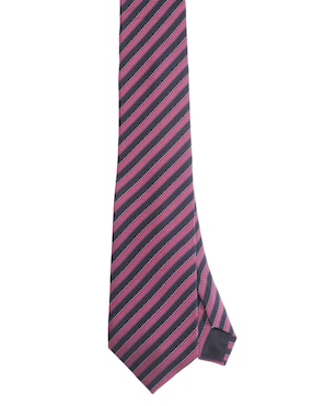 Corbata Scappino regular de seda estampado a rayas para hombre