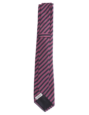 Corbata Scappino regular de seda estampado a rayas para hombre