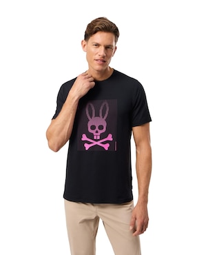 Playera Psycho Bunny Cuello Redondo Para Hombre