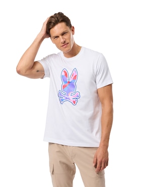 Slayera Psycho Bunny Cuello Redondo Para Hombre