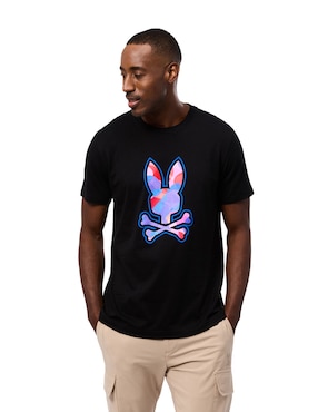 Playera Psycho Bunny Cuello Redondo Para Hombre