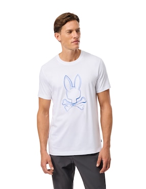 Playera Psycho Bunny FW24 Cuello Redondo Para Hombre