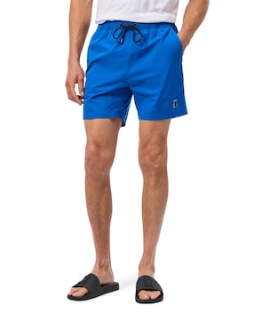 Traje De Baño Psycho Bunny Con Bolsillos Para Hombre