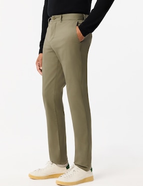 Pantalón Slim Lacoste De Algodón Para Hombre