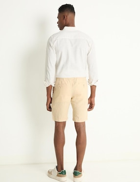 Bermuda Scappino de lino para hombre