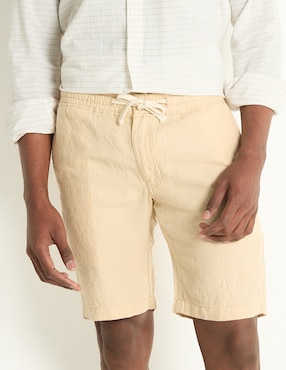 Bermuda Scappino de lino para hombre