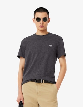 Playera Lacoste Core Essentials Cuello Redondo Para Hombre