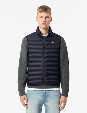 Chaleco Lacoste Impermeable Con Bolsillos Para Hombre