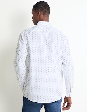 Camisa casual Hugo de algodón manga larga para hombre