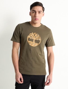 Playera Timberland Cuello Redondo Para Hombre