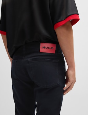 Jeans slim HUGO lavado obscuro para hombre