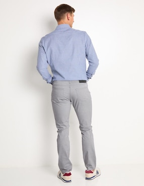 Pantalón slim Scappino de algodón para hombre