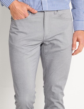 Pantalón slim Scappino de algodón para hombre