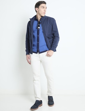 Chamarra casual Scappino con bolsillos para hombre