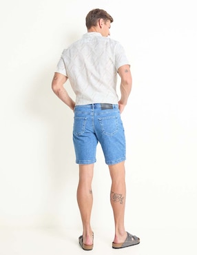Bermuda Scappino de mezclilla para hombre