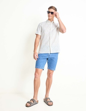 Bermuda Scappino de mezclilla para hombre