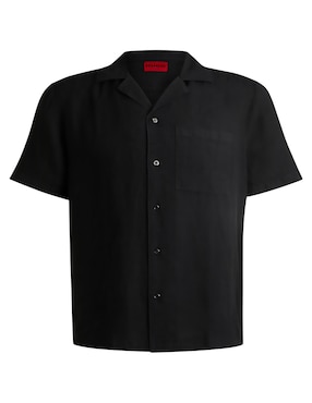 Camisa casual HUGO de algodón manga corta para hombre