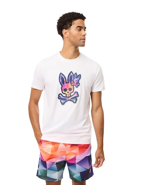 Playera Psycho Bunny FW24 Cuello Redondo Para Hombre