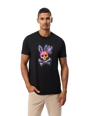 Playera Psycho Bunny FW24 Cuello Redondo Para Hombre