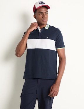 Playera Tipo Polo Nautica Para Hombre