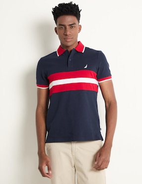 Playera Tipo Polo Nautica Para Hombre