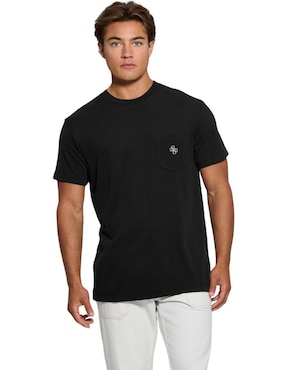 Playera GUESS Cuello Redondo Para Hombre